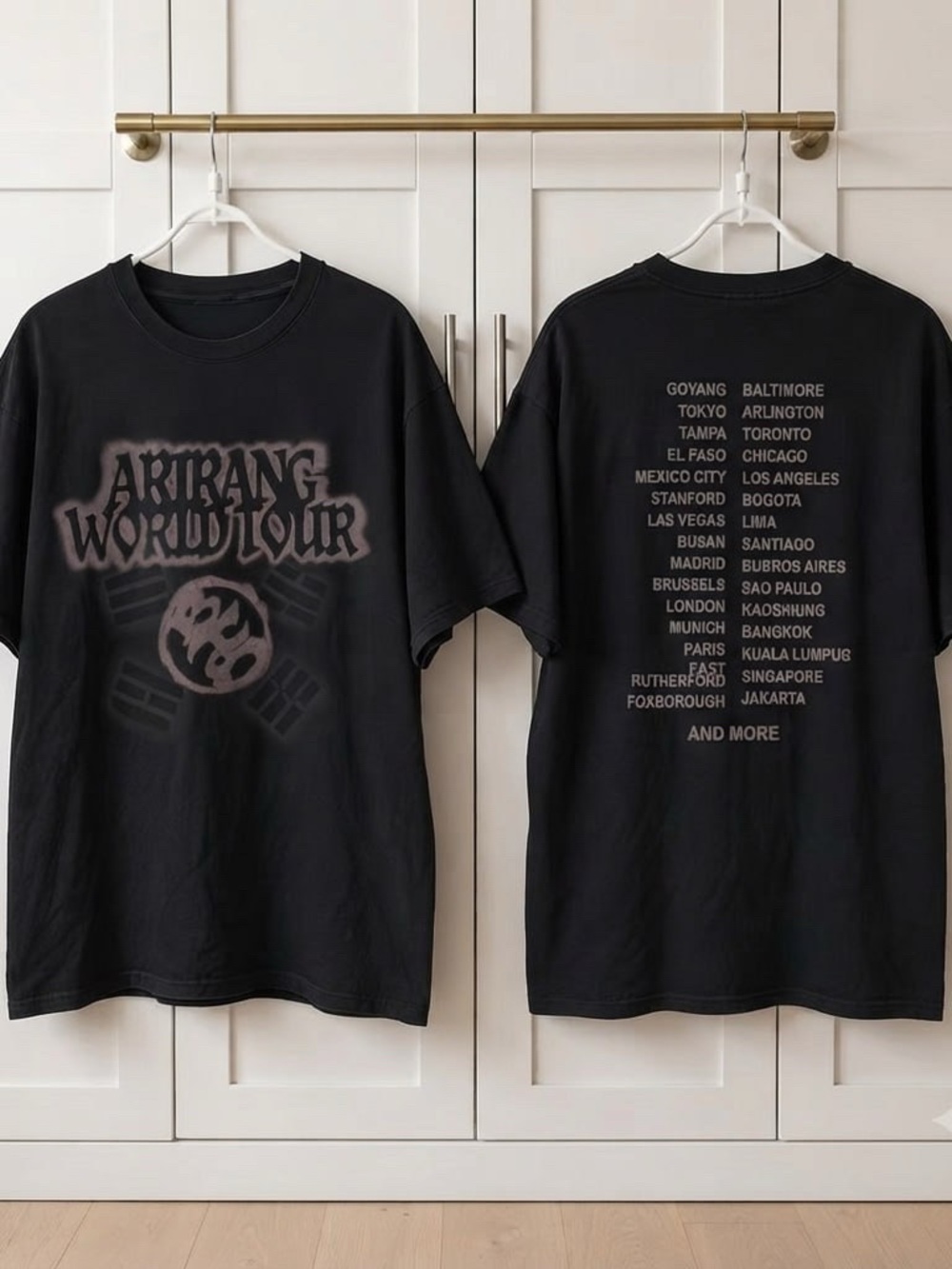 Arirang BTS World Tour Graphic Tee - Black
